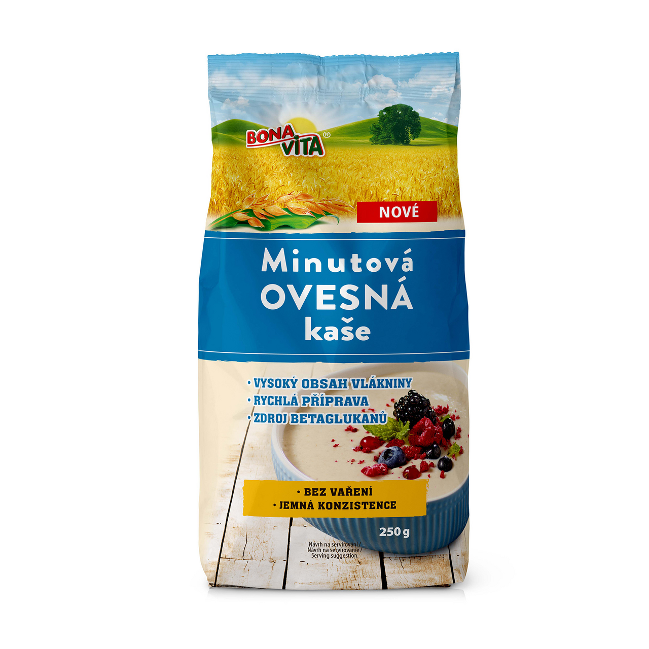 BONAVITA Minútová kaša ovsená 250 g