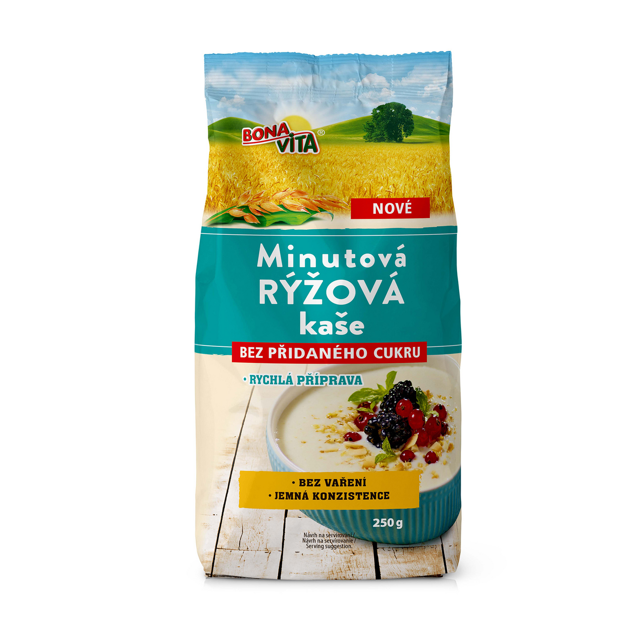 BONAVITA Minútová kaša ryžová bezlepková 250 g