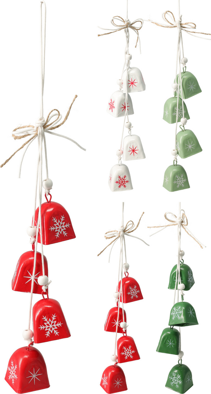 Koopman Zvončeky kovové 38 cm 4 ks