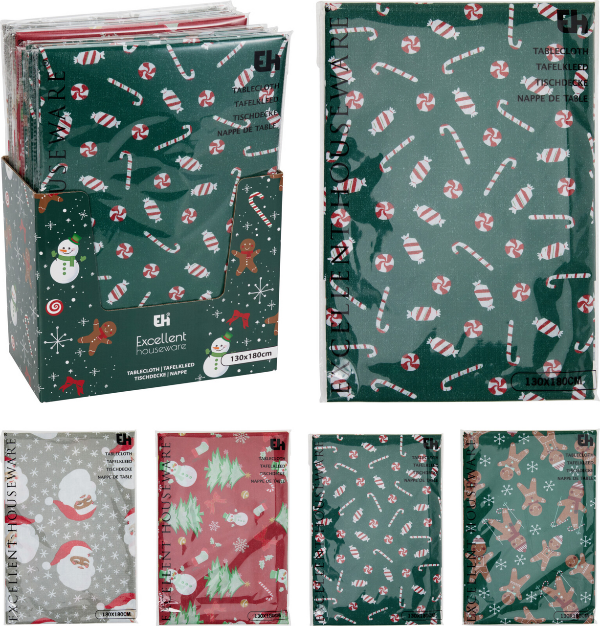 Koopman Obrus so vzorom 180 x 130 cm 1 ks