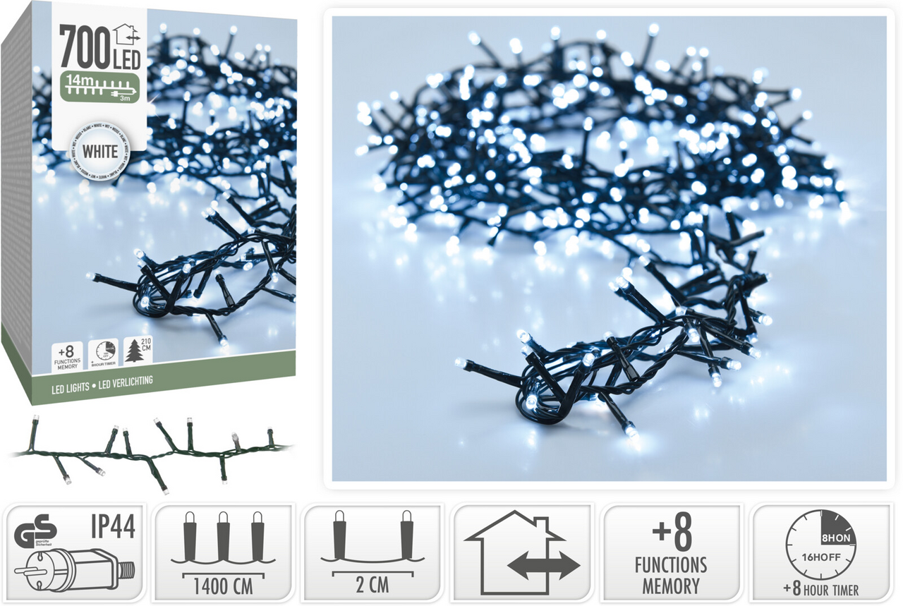 Koopman Reťaz 700 LED biela 1 ks
