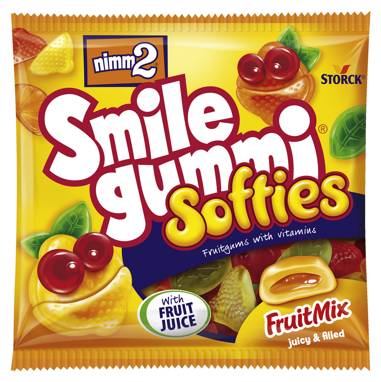 NIMM2 Smile Gummi Softies fruit mix 90 g
