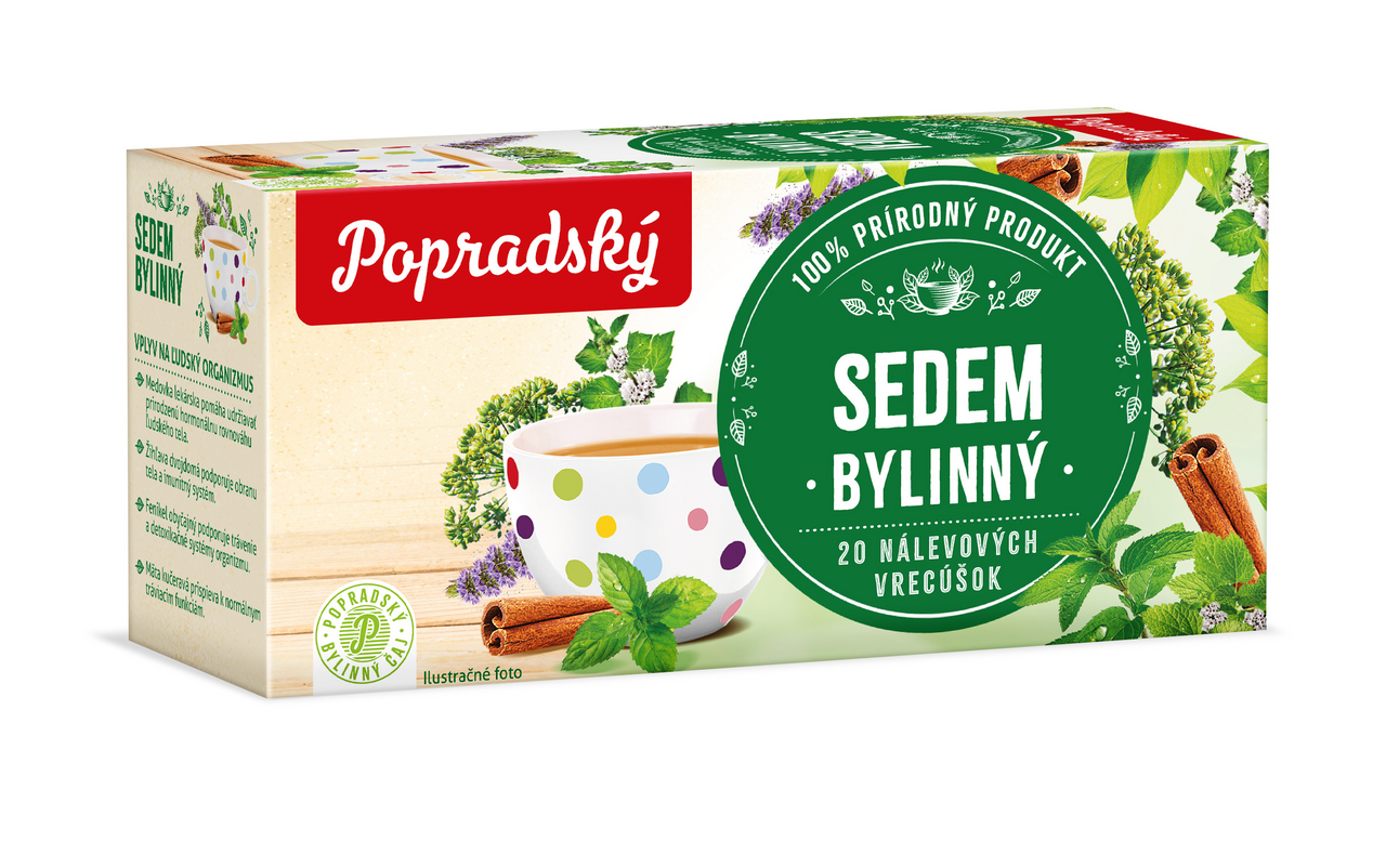 Popradský Čaj bylinný sedembylinný 30 g