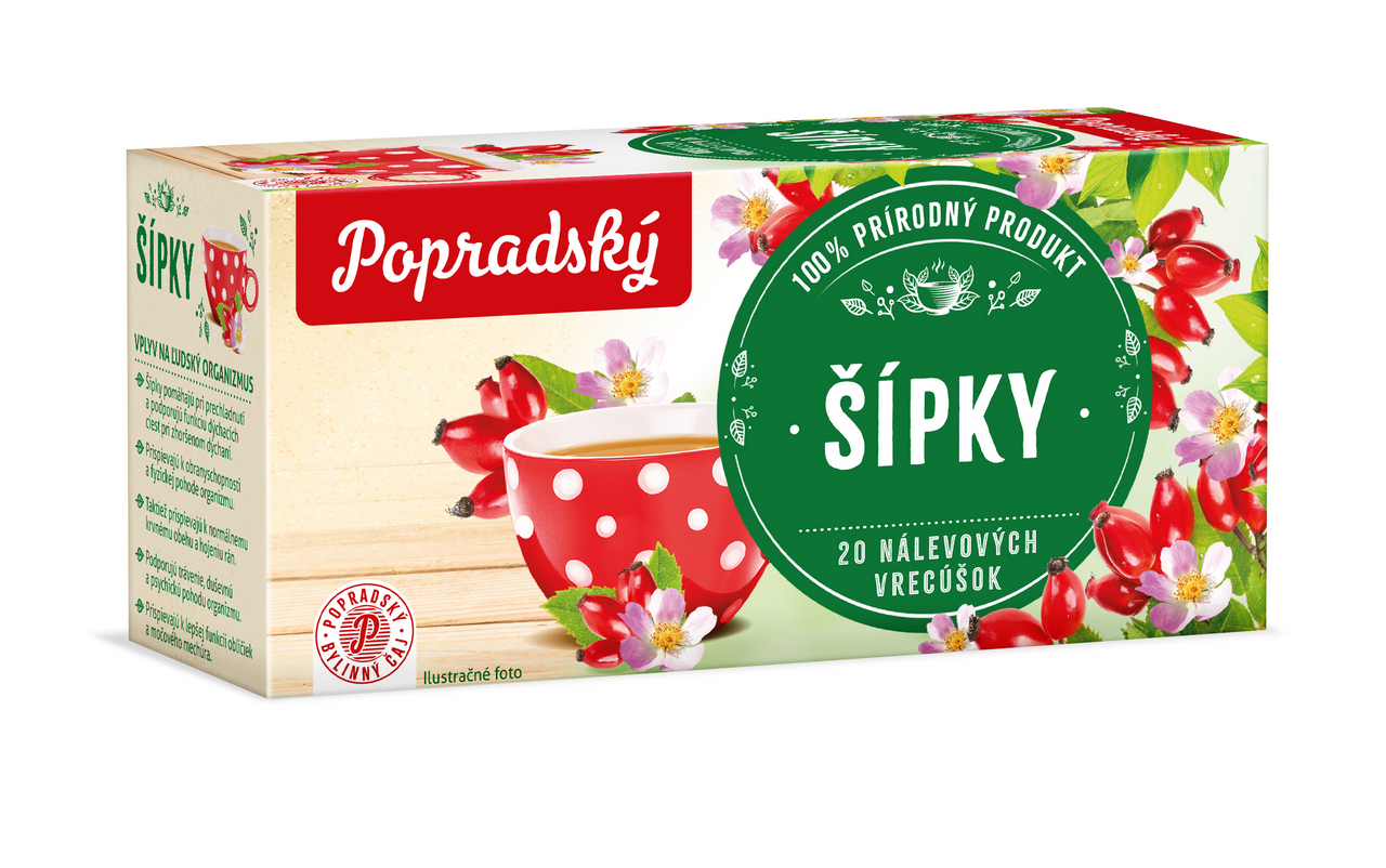 Popradský Čaj bylinný šípky 40 g