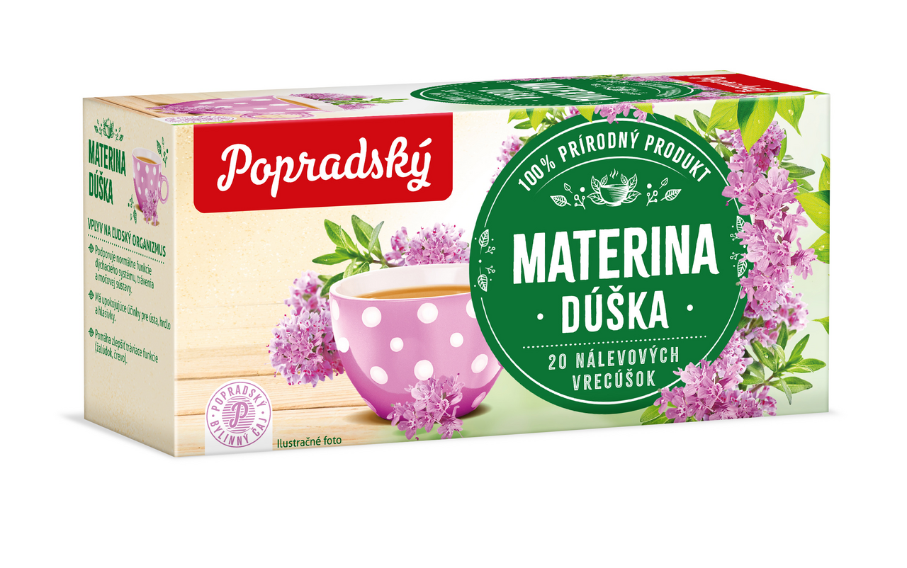 Popradský Čaj bylinný materina dúška 30 g