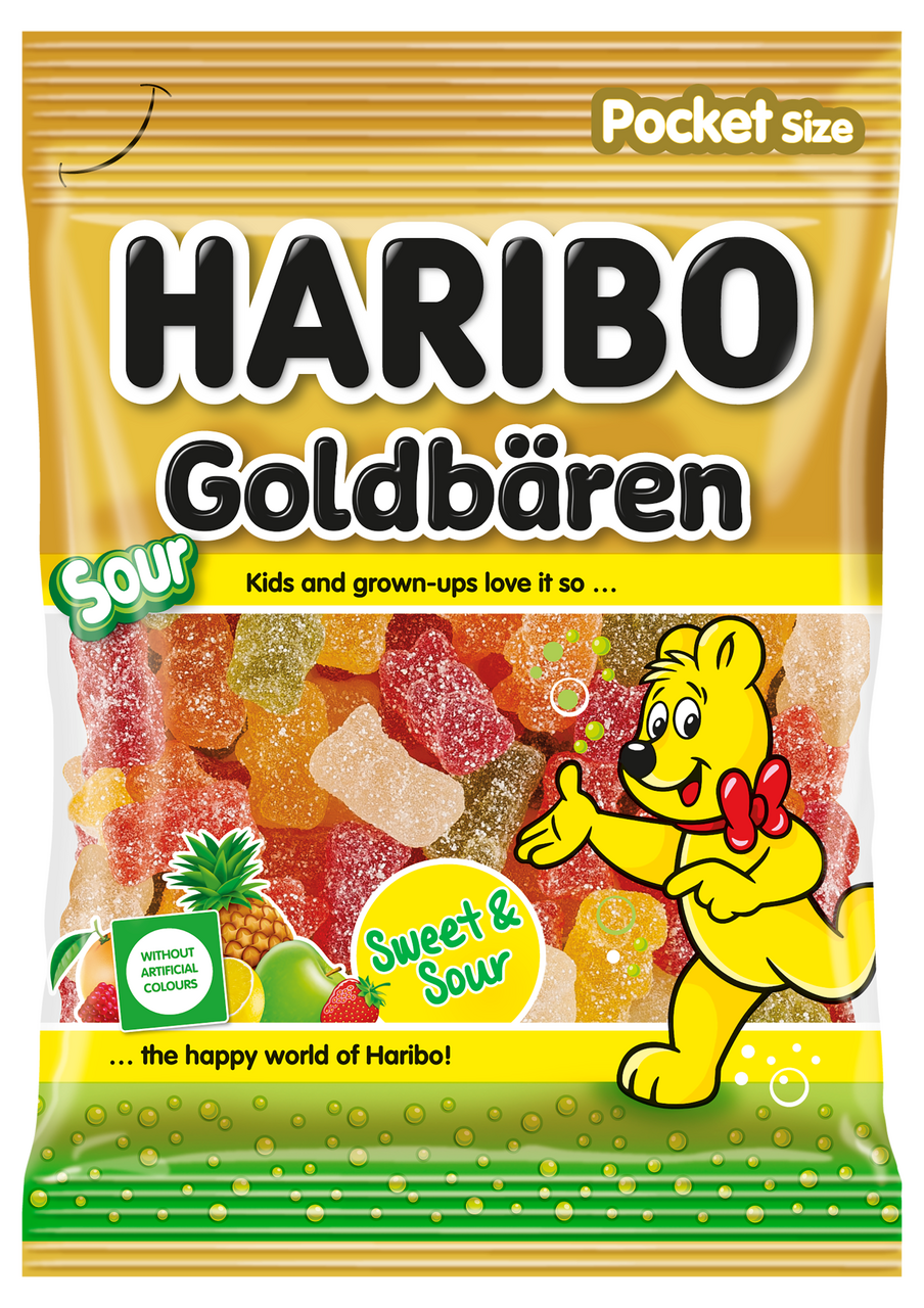 HARIBO Goldbären sour cukríky 80 g
