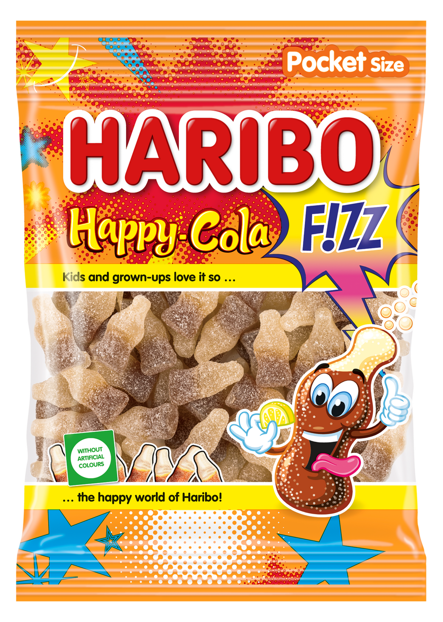 HARIBO Happy Cola fizz cukríky 80 g