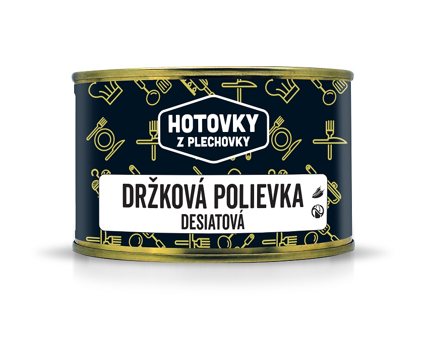HOTOVKY Z PLECHOVKY Držková polievka desiatová 400 g