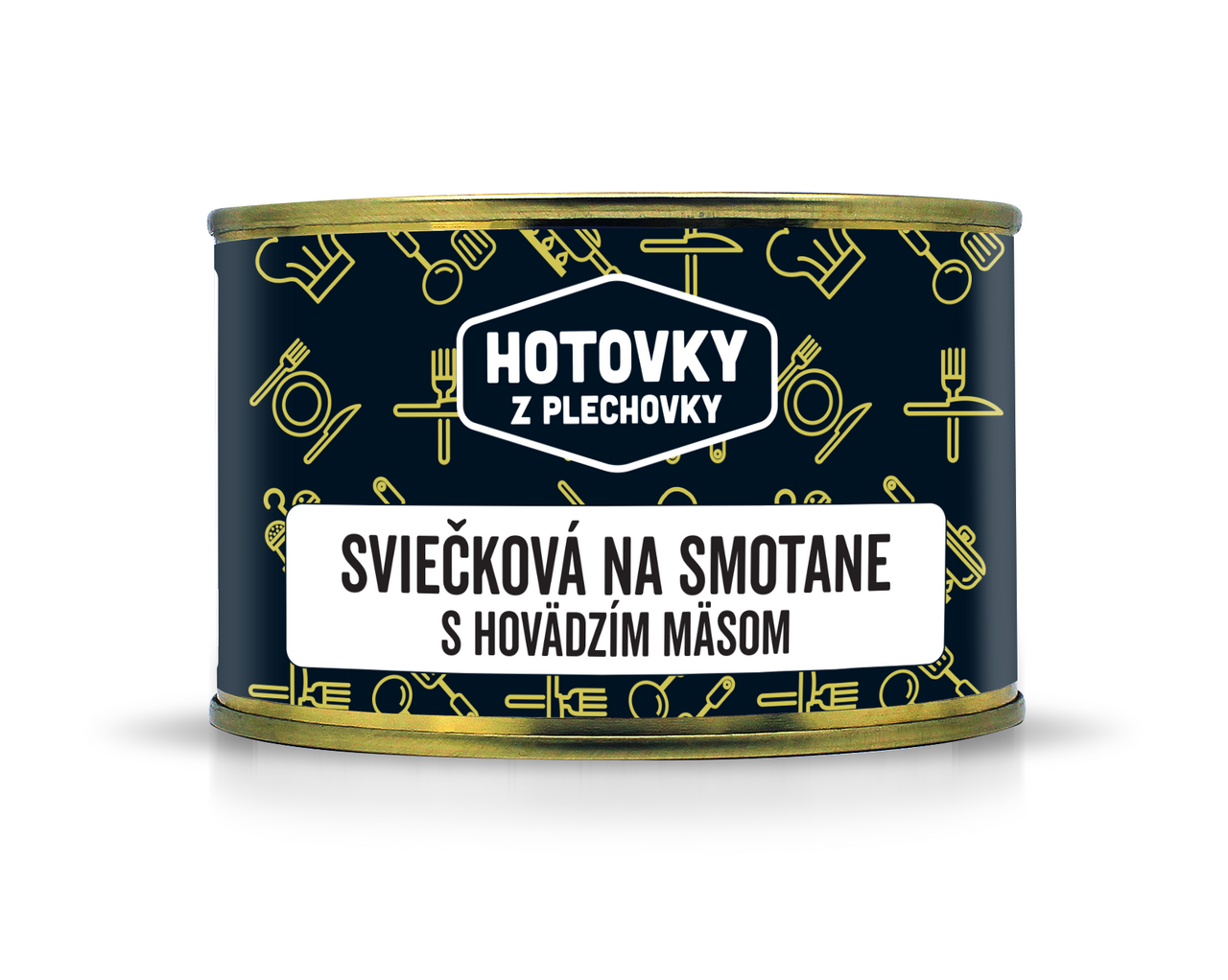 HOTOVKY Z PLECHOVKY Sviečková na smotane s hovädzím mäsom 400 g