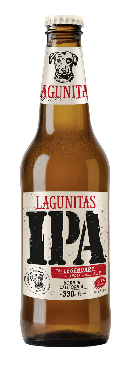 LAGUNITAS IPA pivo 4 x 330 ml SKLO