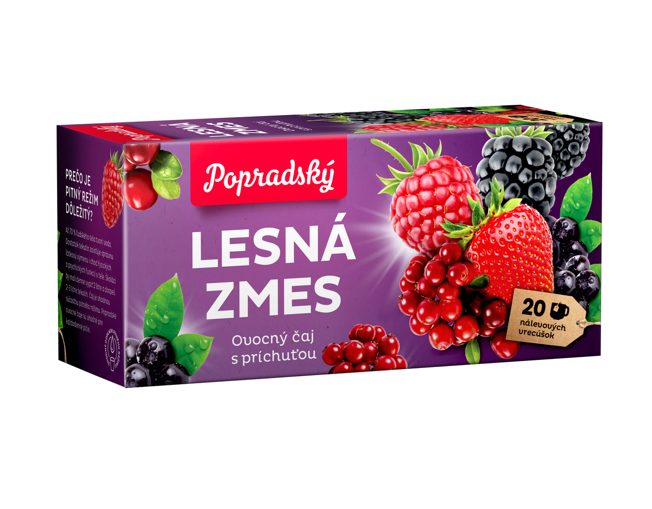 Popradský Čaj ovocný lesná zmes 40 g