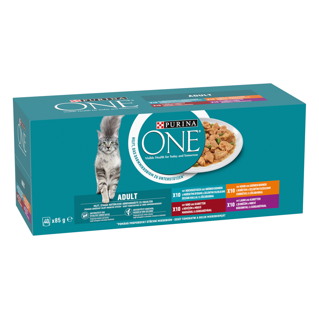 Purina ONE Adult mini krmino pre mačky mix 40 x 85 g