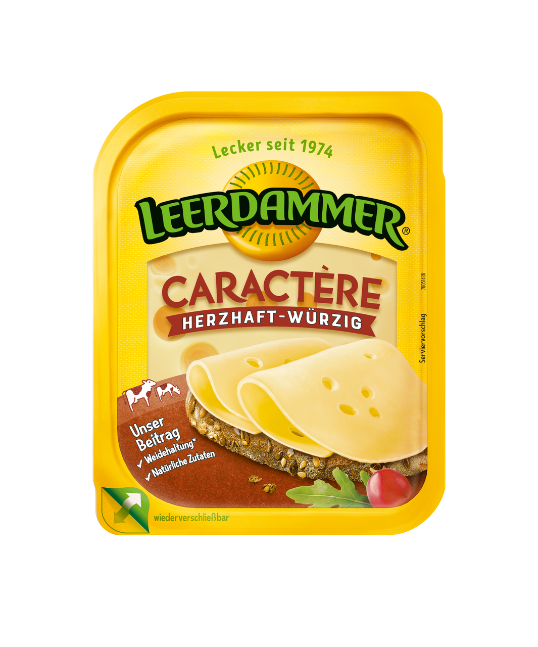 LEERDAMMER Caractére syr plátky chlad. 125 g