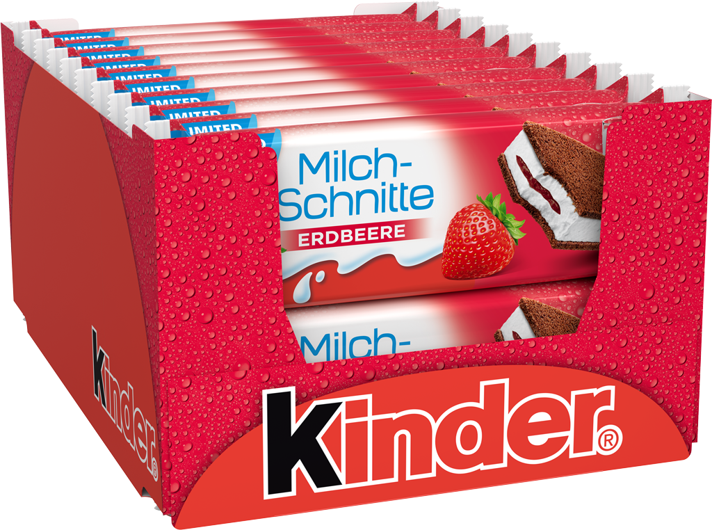 kinder Mliečny rez jahoda chlad. 20 x 28 g