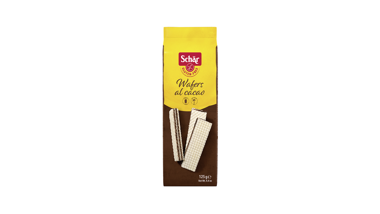 SCHÄR WAFERS AL CACAO 125g