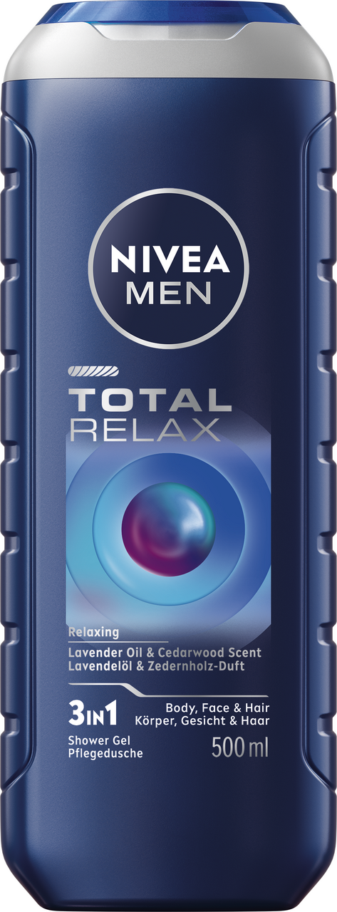 NIVEA Men Total Relax sprchový gél 500 ml