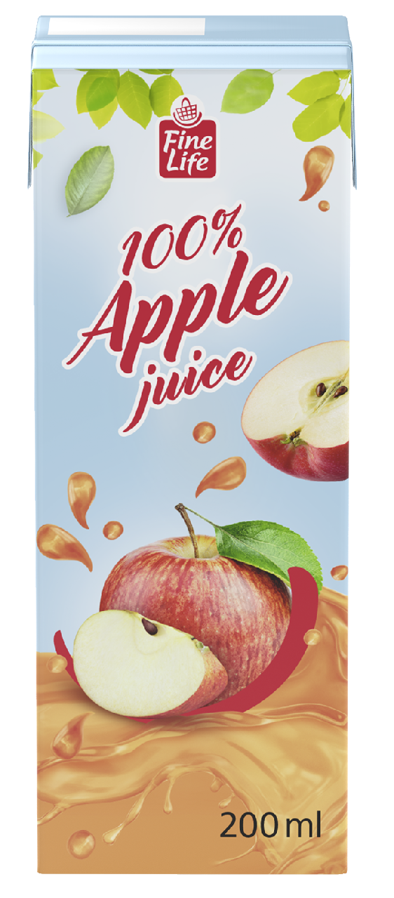 Fine Life Jablkový džús 27 x 200 ml tetrapack
