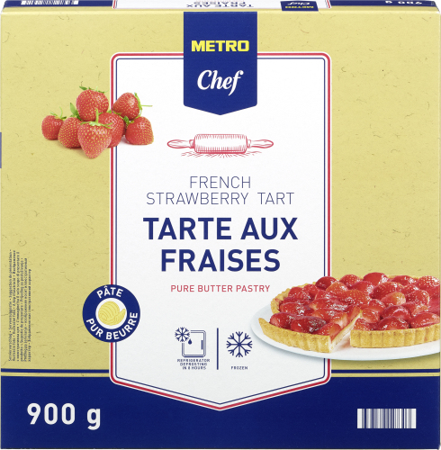 METRO Chef Jahodový koláč mraz. 900 g
