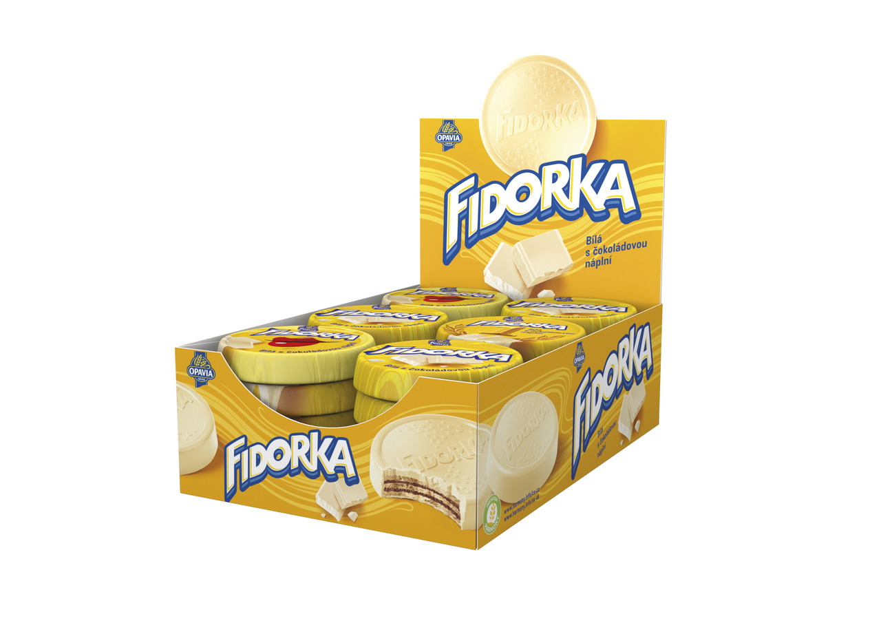 OPAVIA FIDORKA biela 30 x 30 g