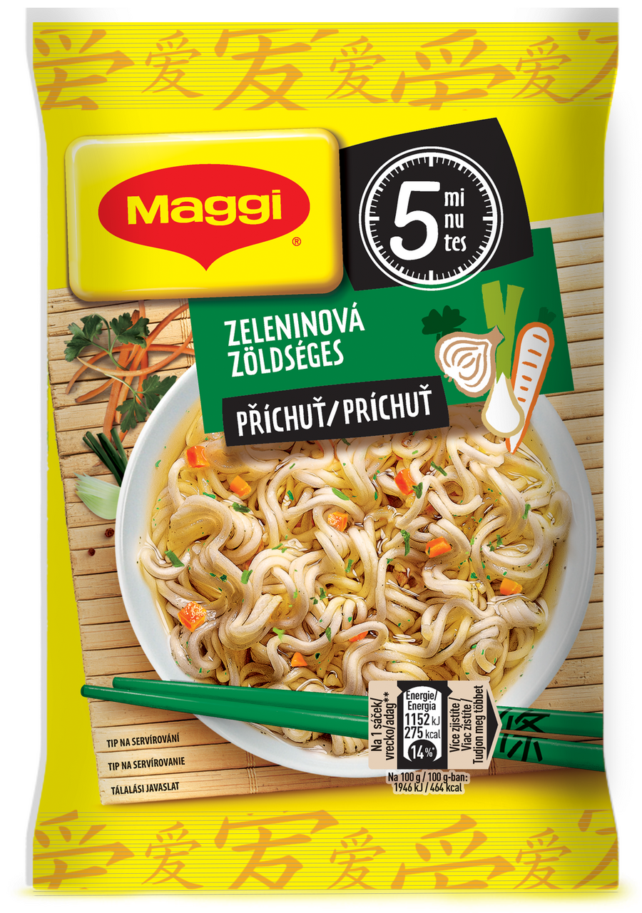Maggi 5 min Instatné rezance so zeleninovou príchuťou 59 g