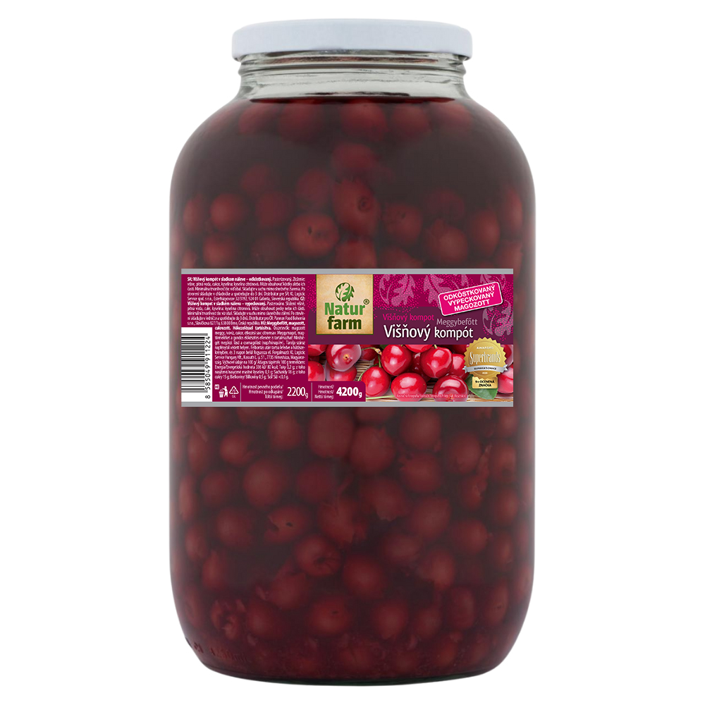 Natur farm Kompót višňa 4200 g