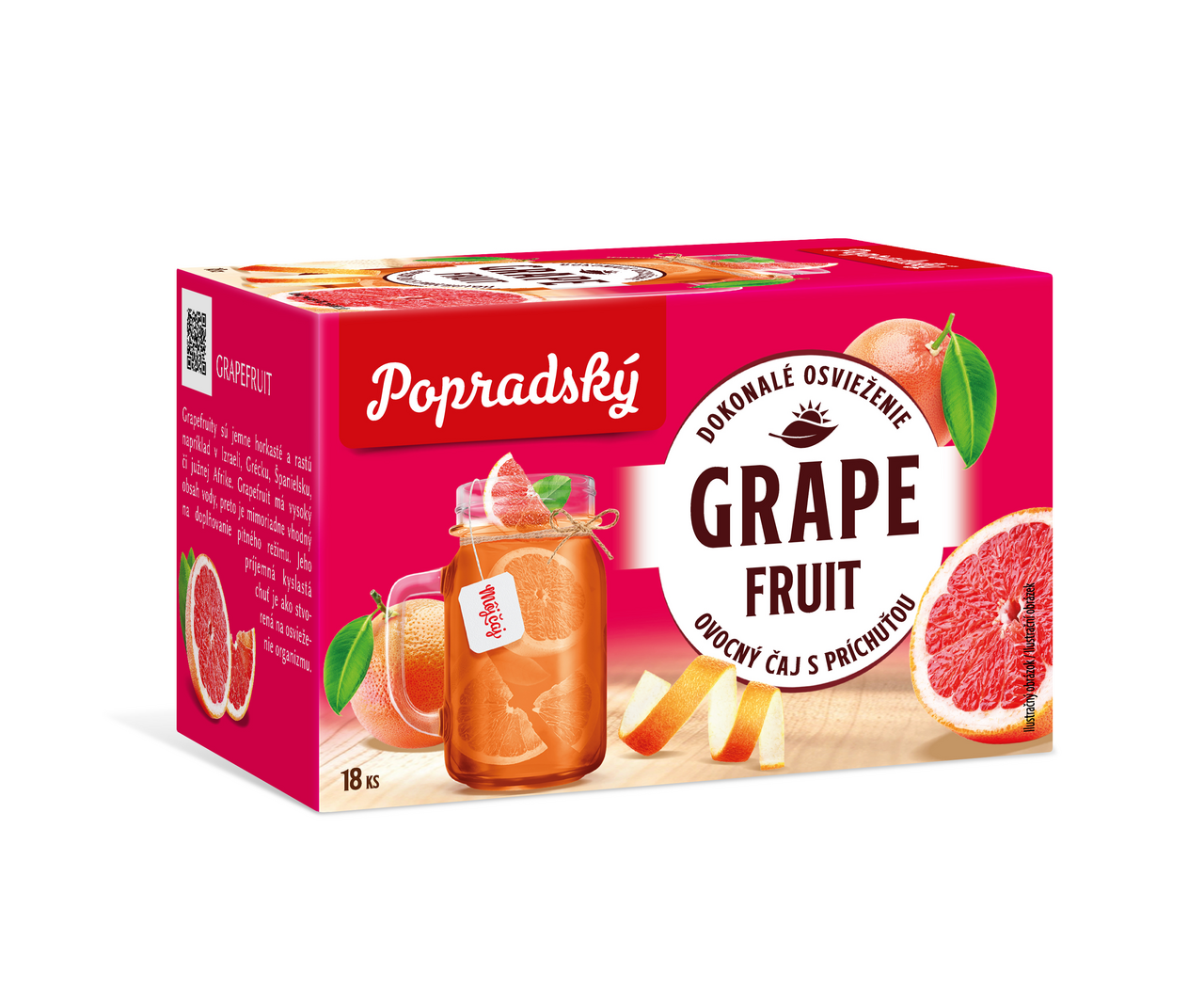 Popradský Čaj ovocný grapefruit 36 g