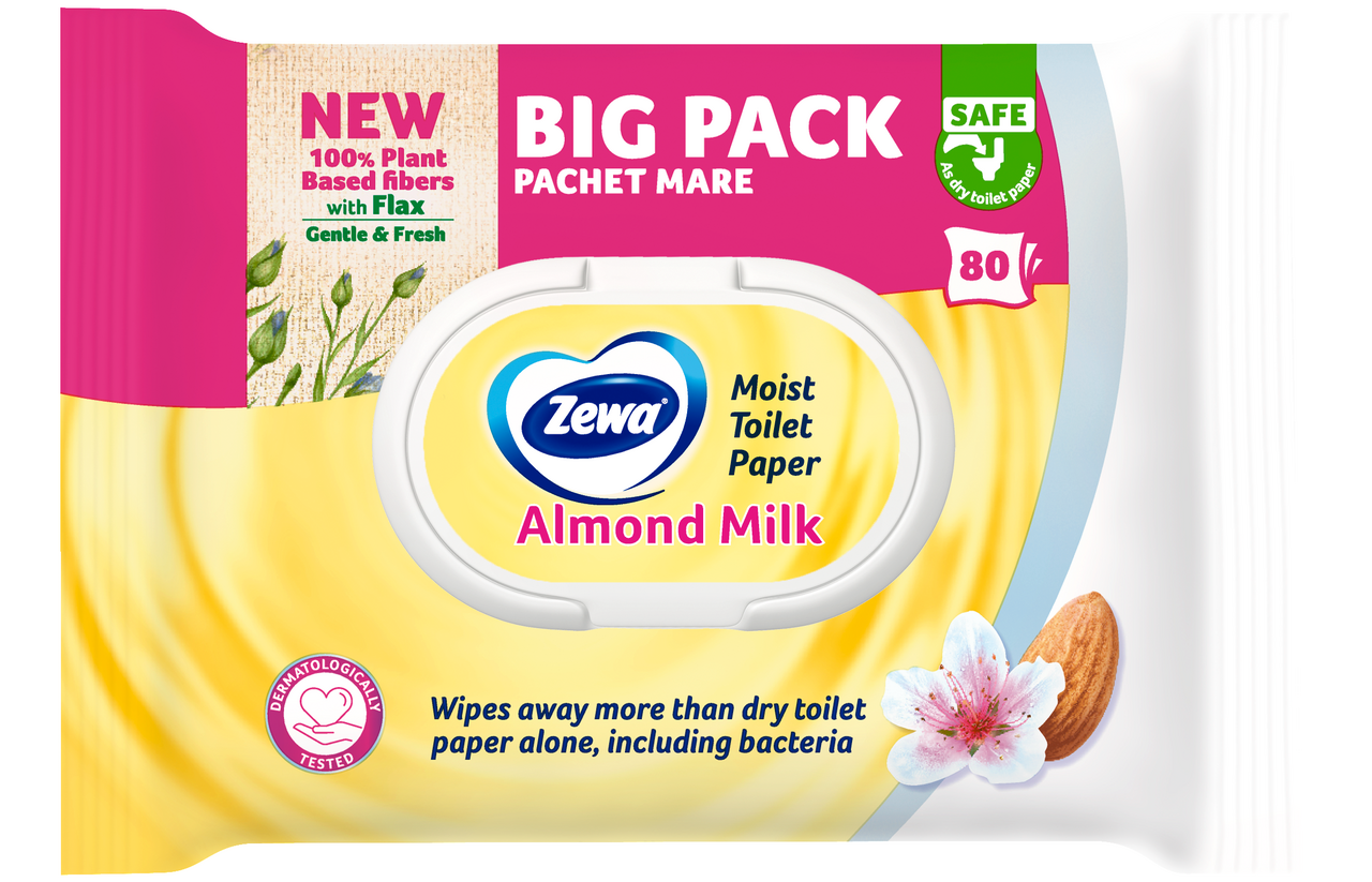 ZEWA VLHC.TP ALM.MILK 80ks