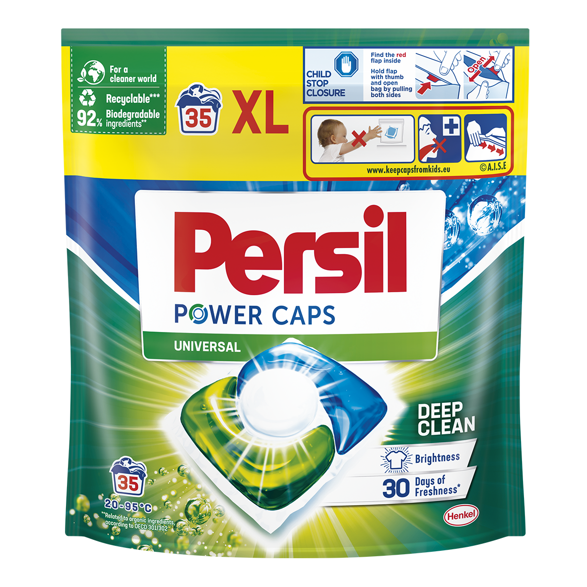 Persil Power Caps Universal gélové kapsuly 35 ks