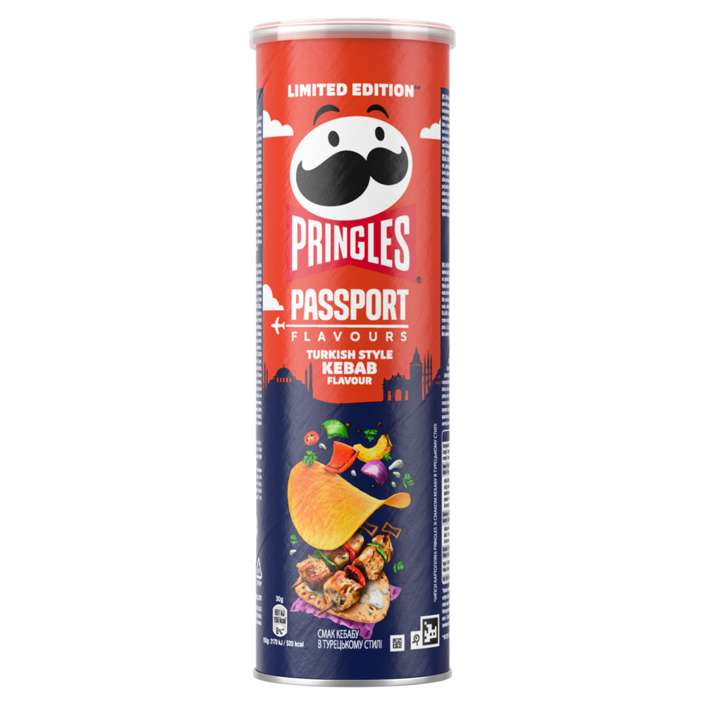 PRINGLES Zemiakové lupienky turkish kebab 165 g