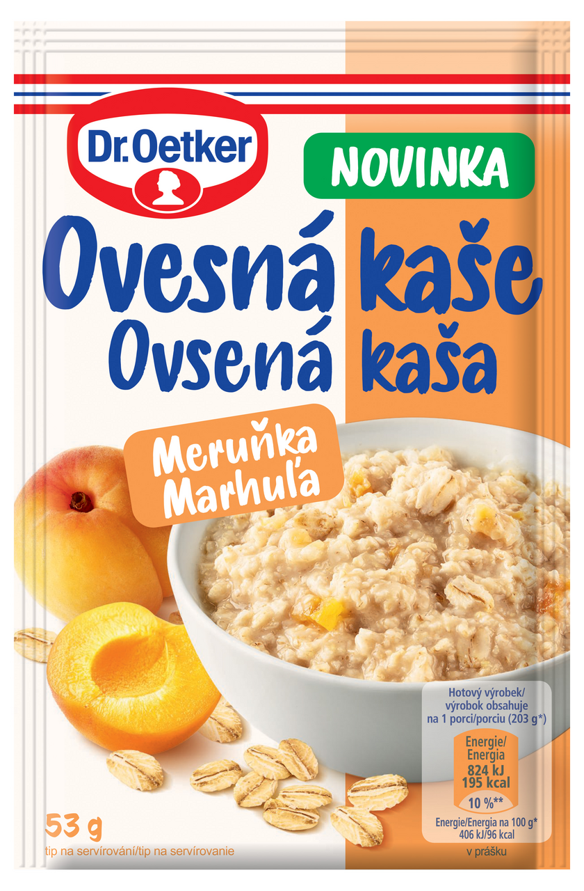 Dr. Oetker Ovsená kaša marhuľa 53 g