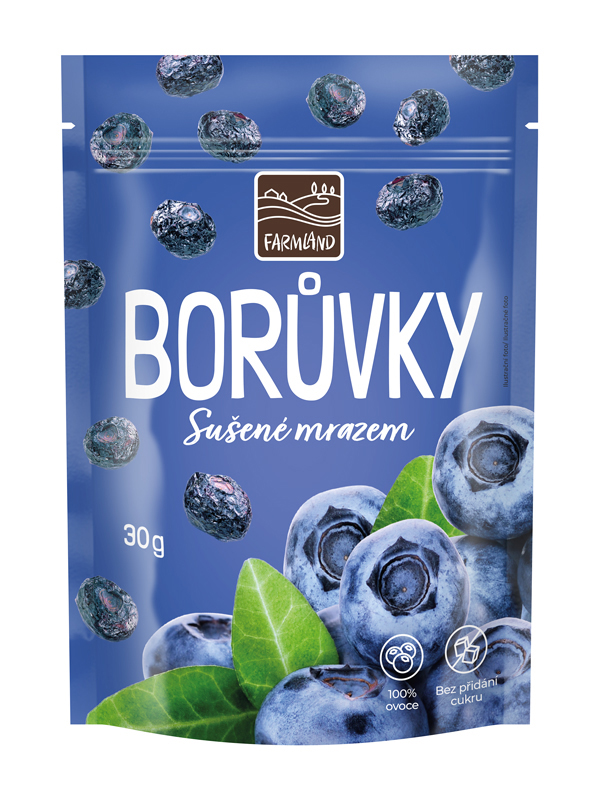 FARMLAND Lyofilizované čučoriedky 30 g