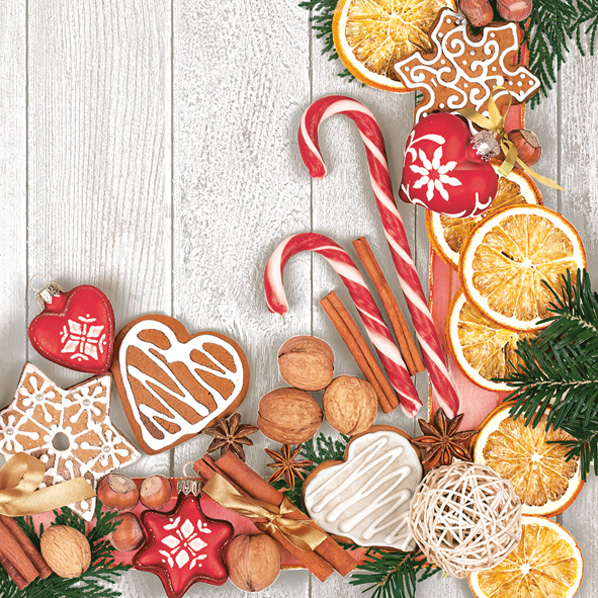 Obrúsky vzor 10 33 x 33 cm 20 ks