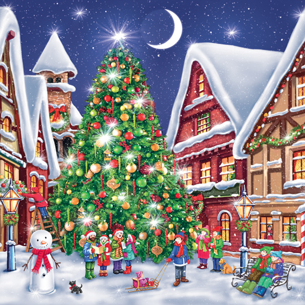 Obrúsky vzor 15 33 x 33 cm 20 ks