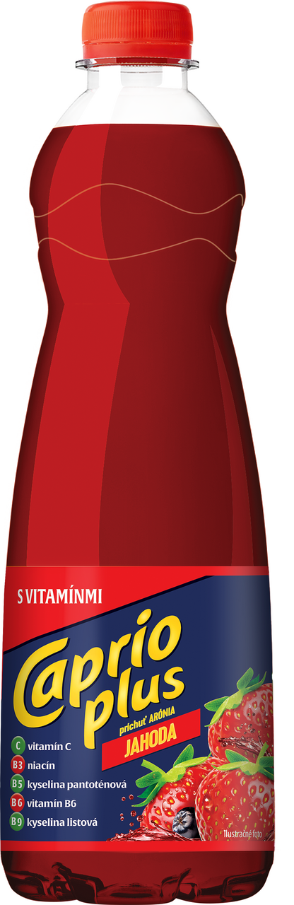 CAPRIO Plus Sirup s vitamínmi jahoda 6 x 700 ml