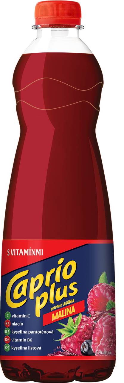 Caprio Plus Sirup s vitamínmi malina 6 x 700 ml