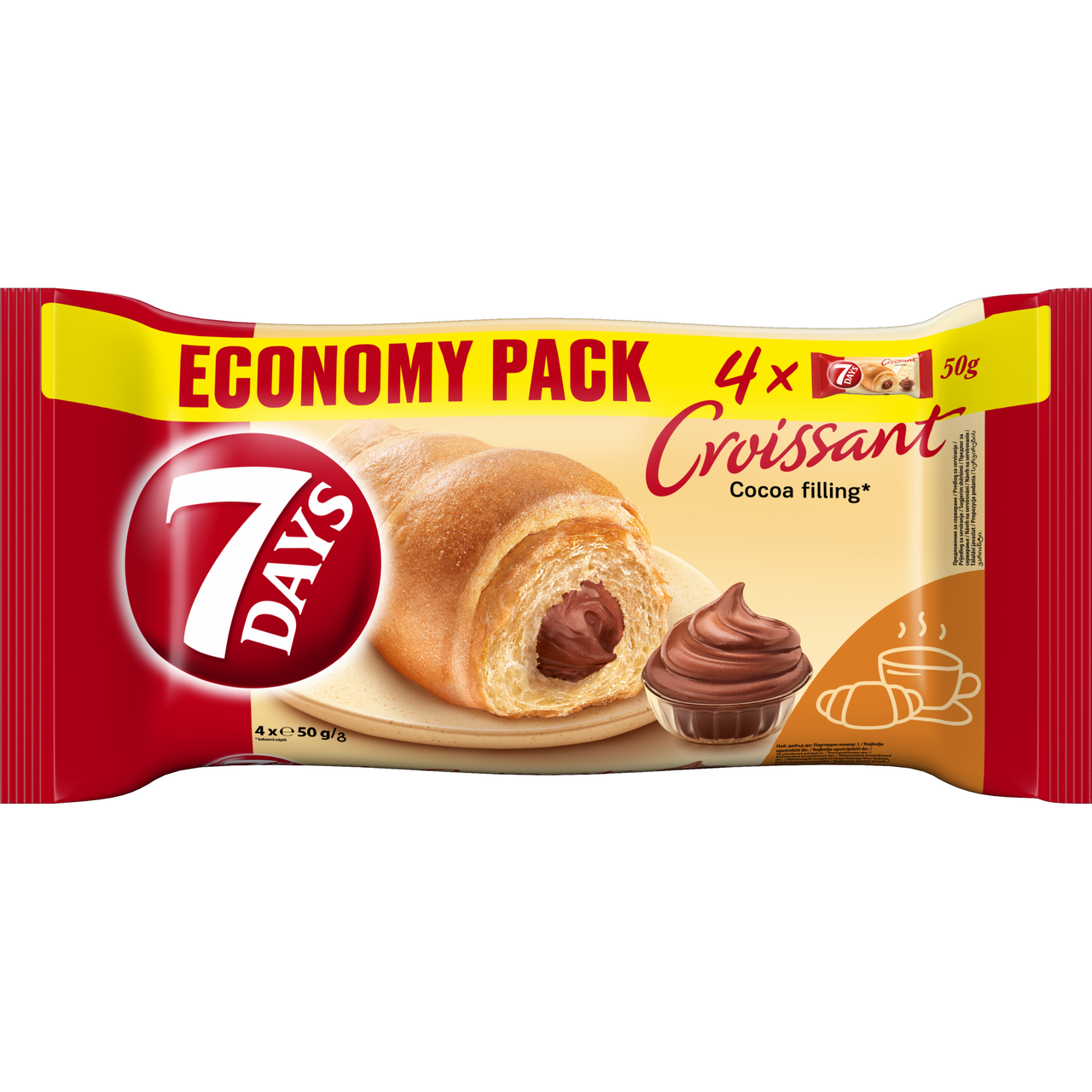 7DAYS 4X50g KAKAOVÝ CROISSANT