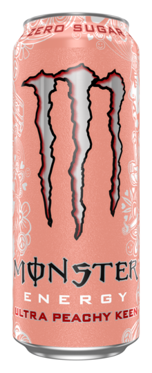 MONSTER Zero Ultra Peechy Keen energetický nápoj 12 x 500 ml vratná plechovka