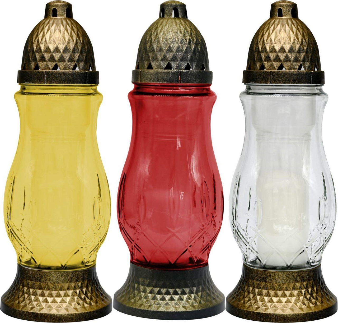 Svietnik farebný stredný 1 ks