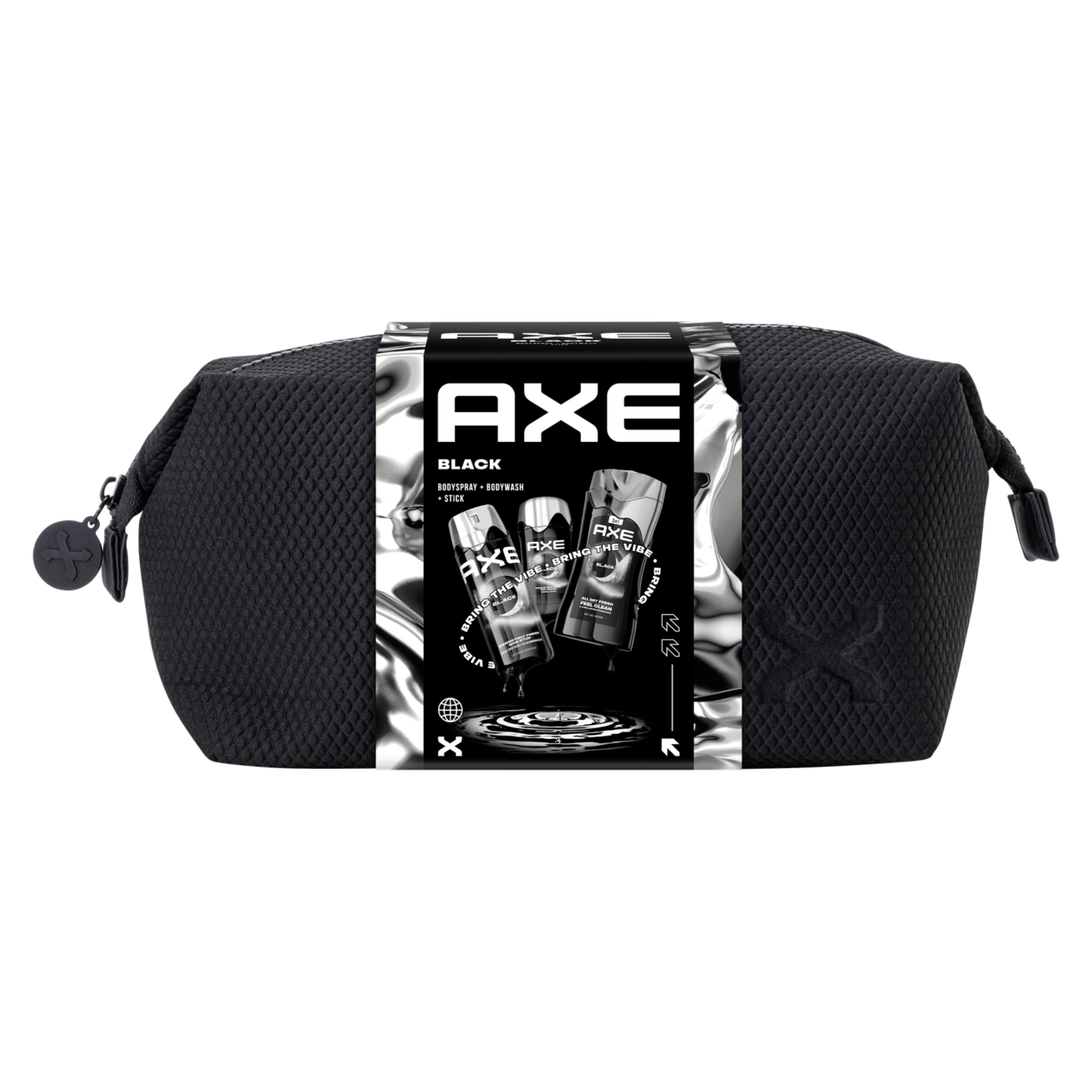 AXE Black darčeková sada (sprch.gél + sprej + tuhý deo) taška