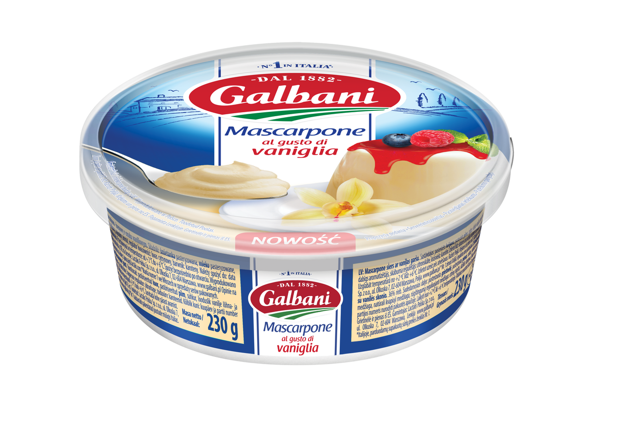 Galbani Mascarpone vanilka chlad. 230 g