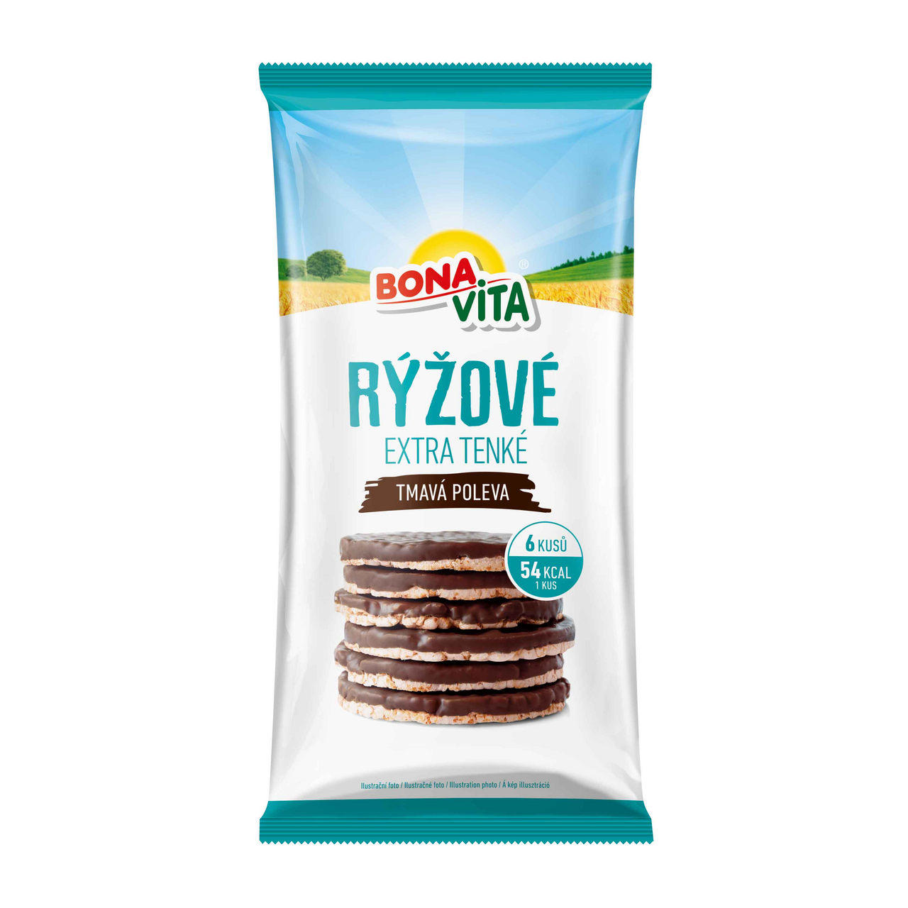 BONAVITA Ryžové chlebíčky s kakaom 70 g