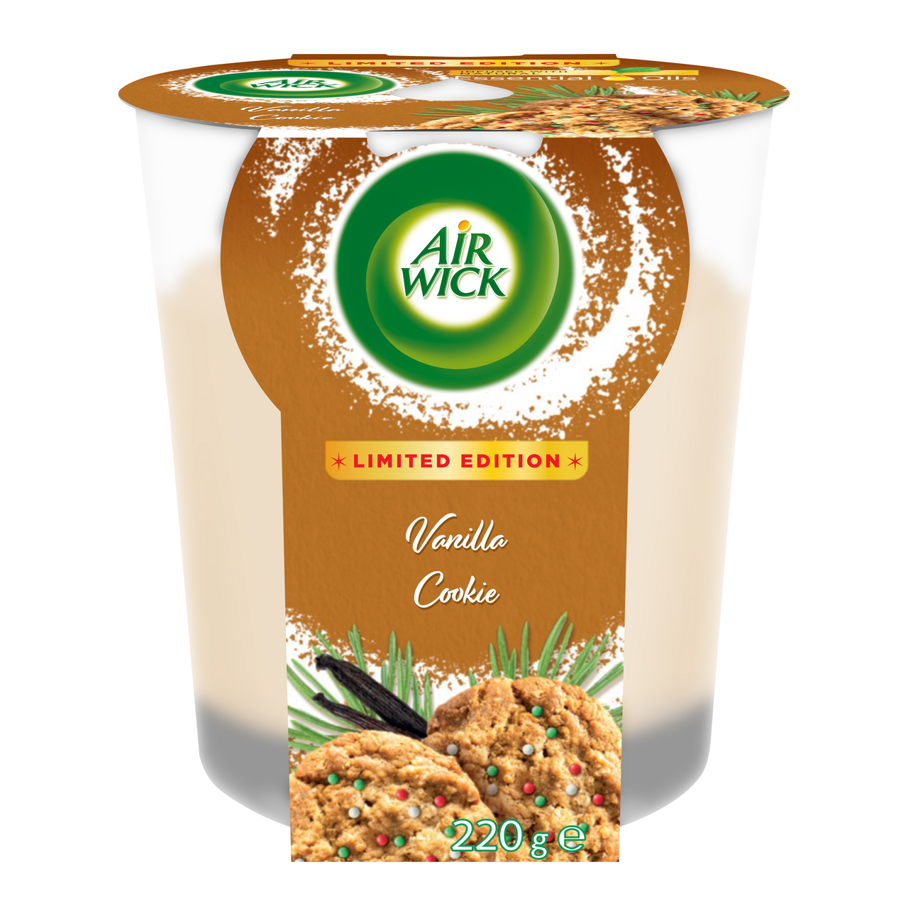 Air Wick Vanilkové pečivo sviečka 220 g
