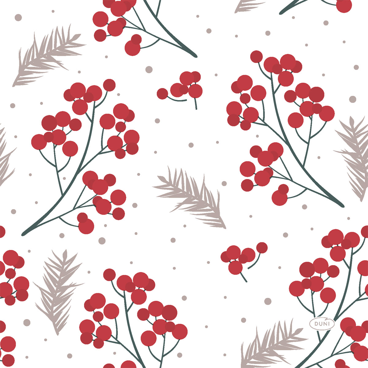 Duni Servítky Berrie Merrie 33 cm 20 ks