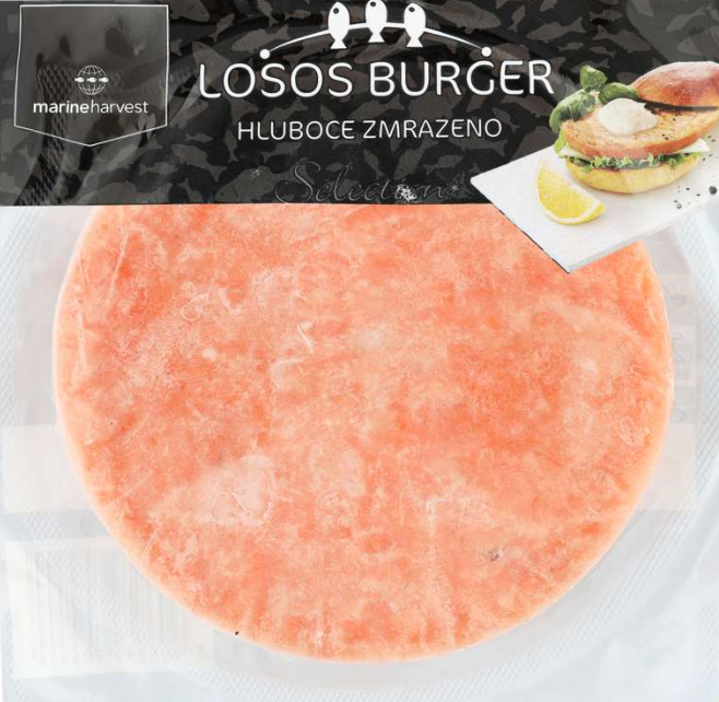 Losos Burger mraz. 100 g