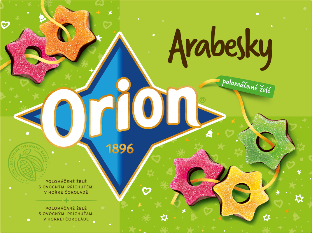 Orion Arabesky želé polomáčané 209 g