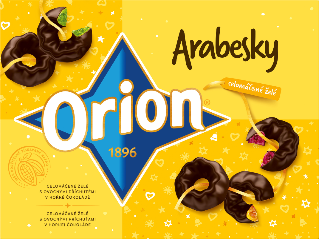 Orion Arabesky želé celomáčané 247 g