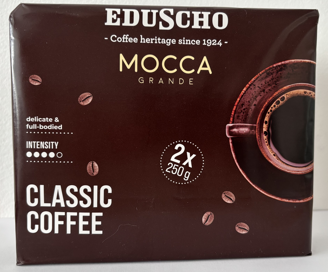 EDUSCHO Mocca Grande káva mletá 2 x 250 g