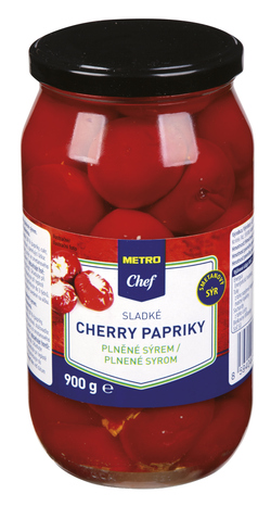 METRO Chef Papriky cherry so syrom 900 g