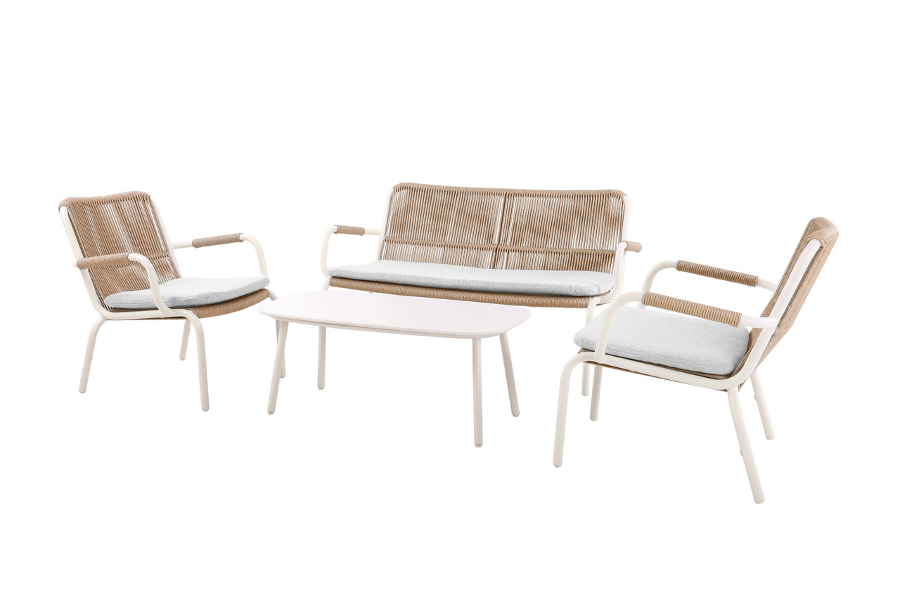 METRO PROFESSIONAL Sedací set Rivaria 4 ks