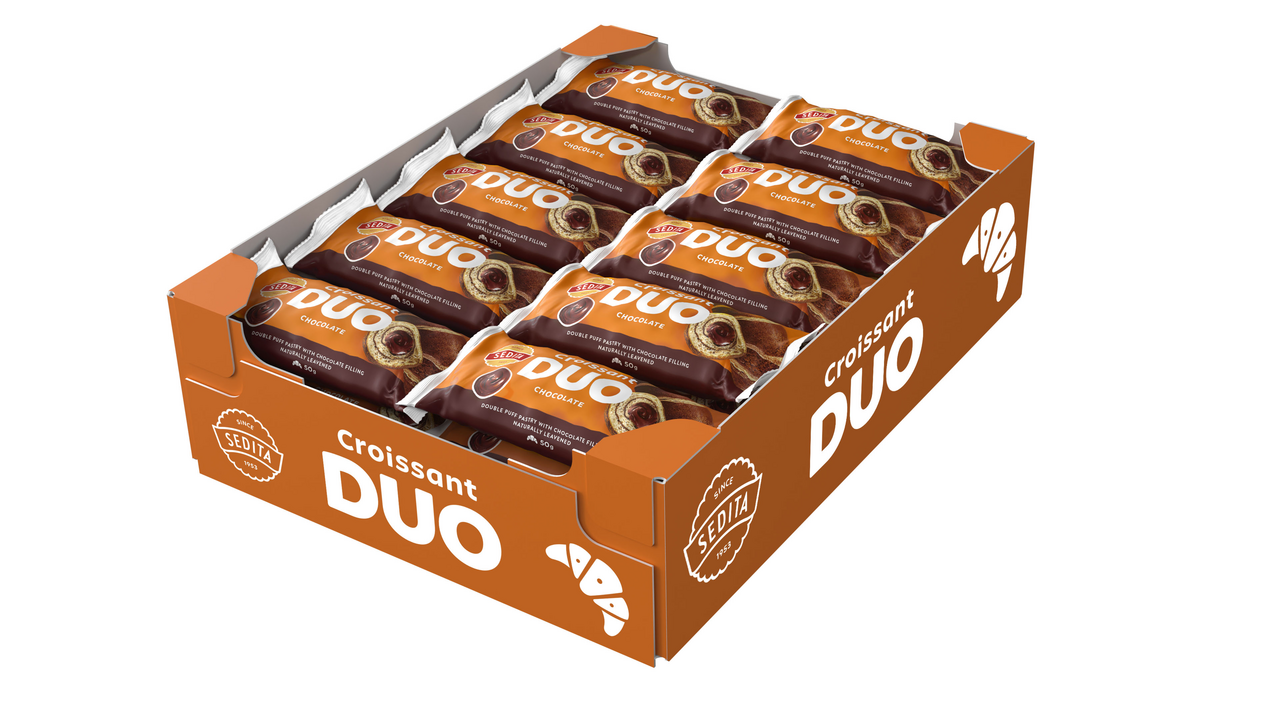 SEDITA Croissant Duo čokoláda 20 x 50 g